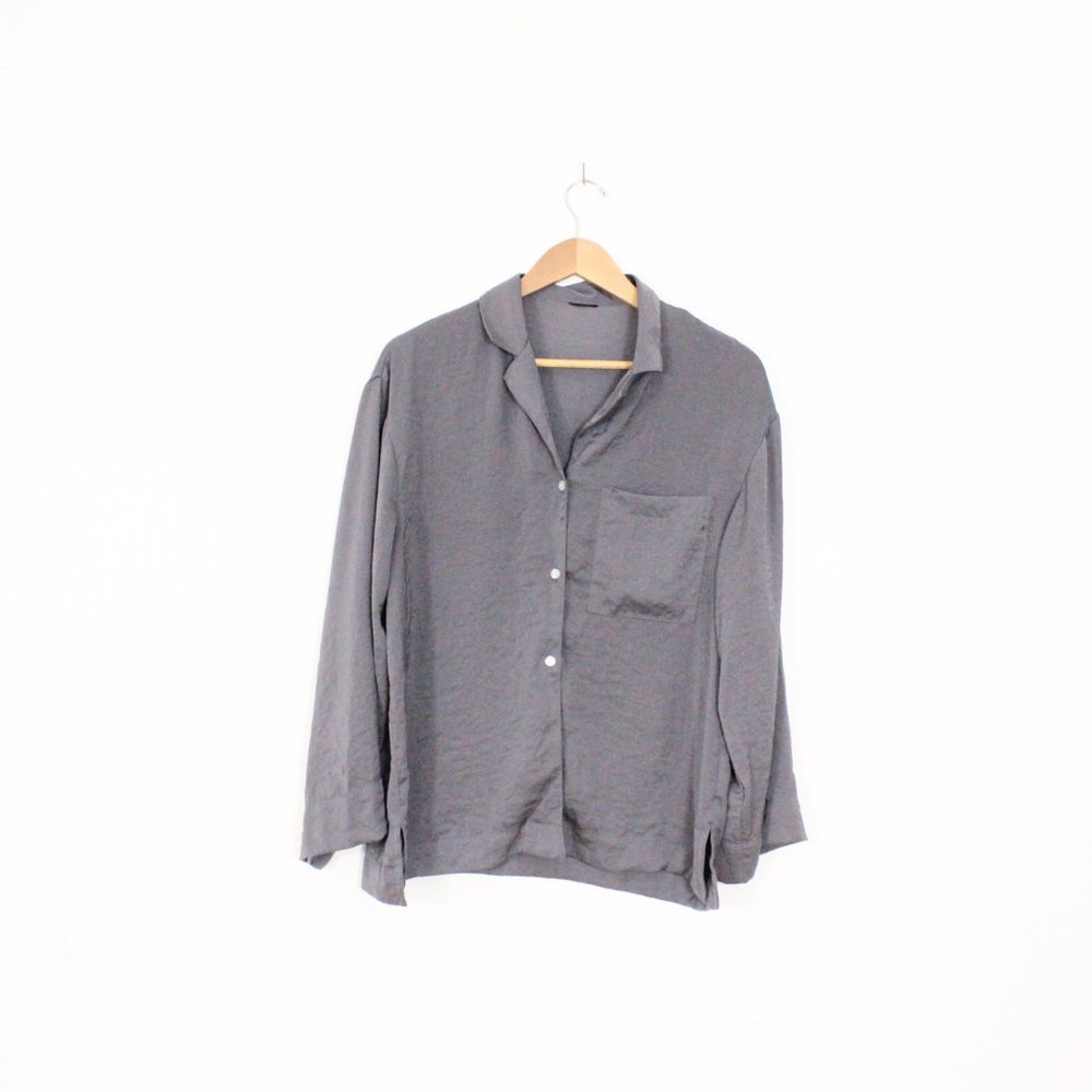 H&M Purple/Grey Satin Pajamas - Picture 8 of 10